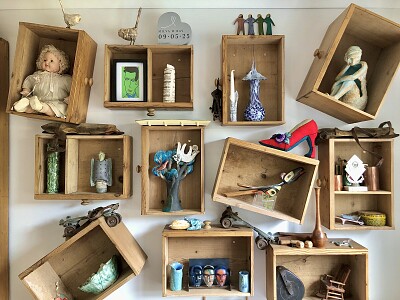 Funky shelves