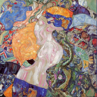 Klimt le bébé détail