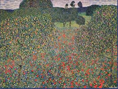 Klimt coquelicots
