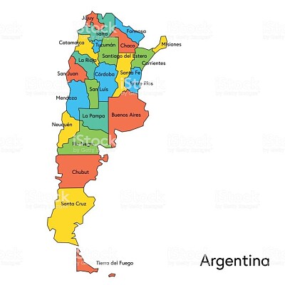 Mapa de argentina