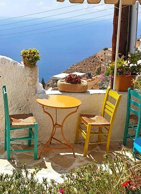 Terraza con vistas