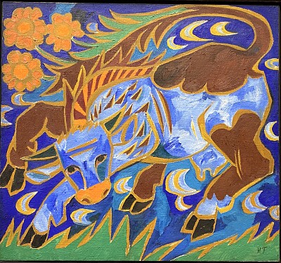 Gontscharowa la vache bleue 1911