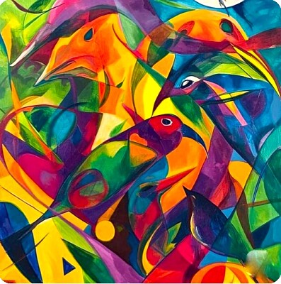 oiseaux dans la forêt