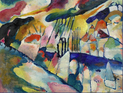 Kandinsky Paysage de pluie 1914