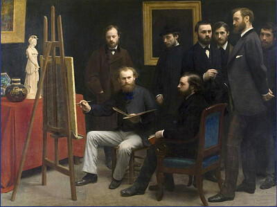 Fantin-Latour Manet et ses amis