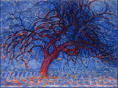 Mondrian l 'arbre rouge 1910
