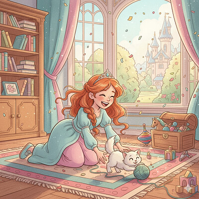 Princesa brincando