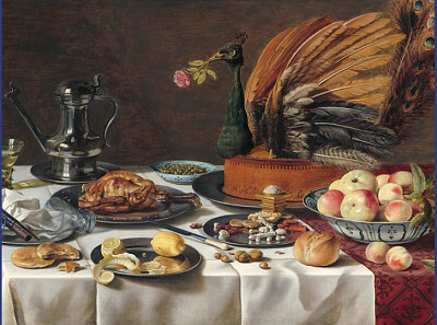 Claesz nature morte 1627