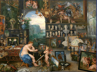 Brueghel allégorie de la vue