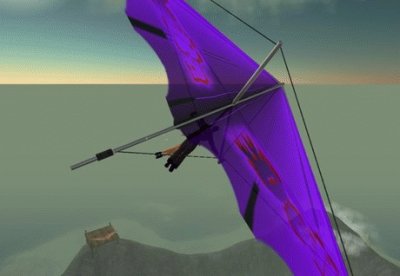 Purple Hang Glider
