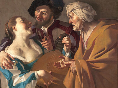 Von Baburen la pourvoyeuse 1622