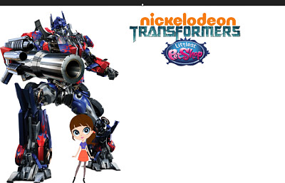 TRANSFORMERS X little pet shop