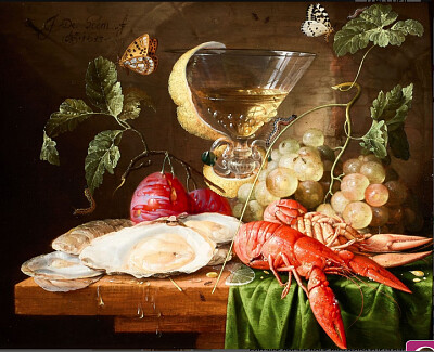 De Heem nature morte aux crustacés