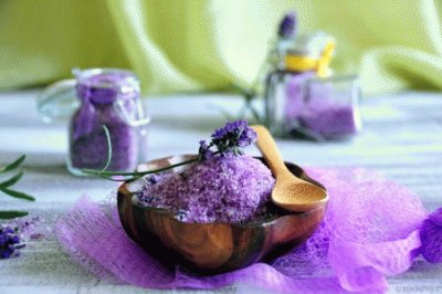 Lavender Bath Salts and Massage oil