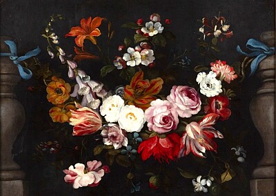 Jan Brueghel Guirlande de fleurs