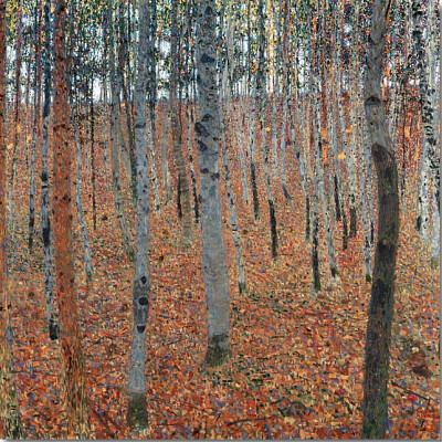 Klimt bois de bouleau