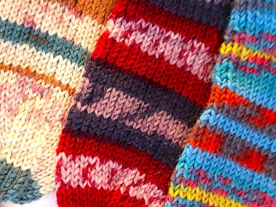 gestrickte Socken
