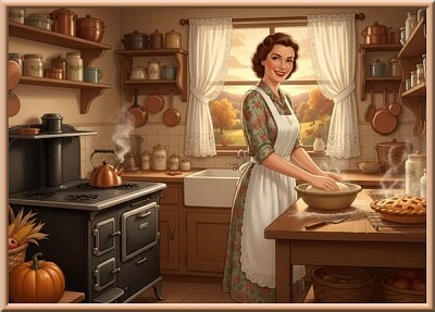 Ambiance cuisine années 40