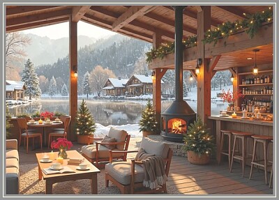 Chaude ambiance de montagne