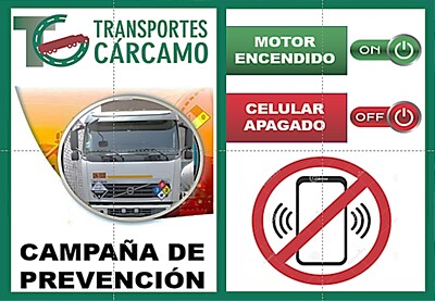 Campaña Prevencion Motor encendido celular apagado