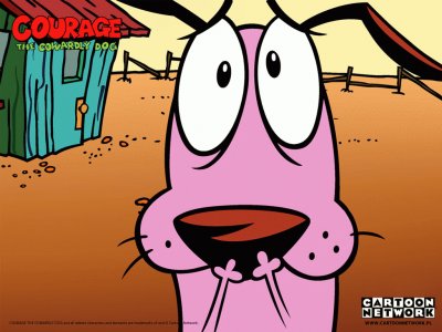 פאזל של courage the cowardly dog