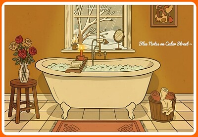 Salle de bain vintage