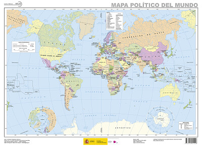 mapa politico del mundo