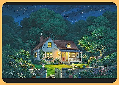 Nuit Dans Un Jardin Tranquille