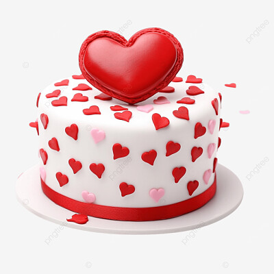 pastel de san valentin