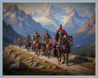 Escorte sur la route de la soie