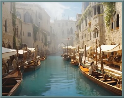 Voie d 'eau à Venise