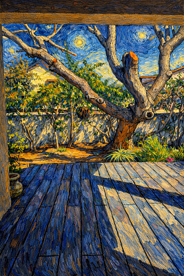 חצר ואן גוך