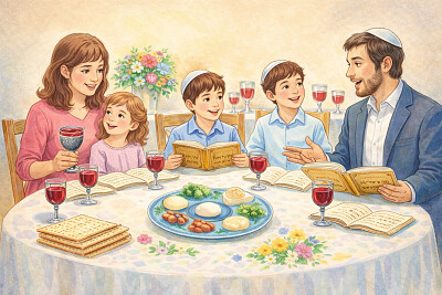 ליל סדר משפחתי
