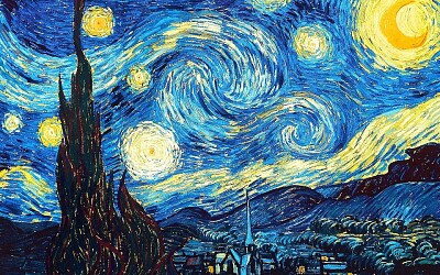 Noite estrelada de Vincent van gogh