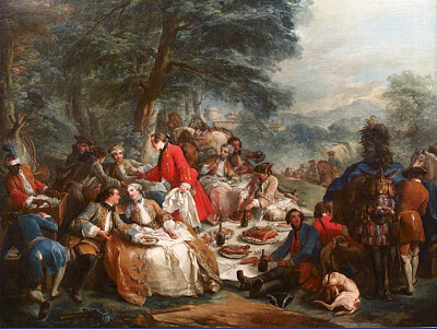 Van Loo halte de chasse