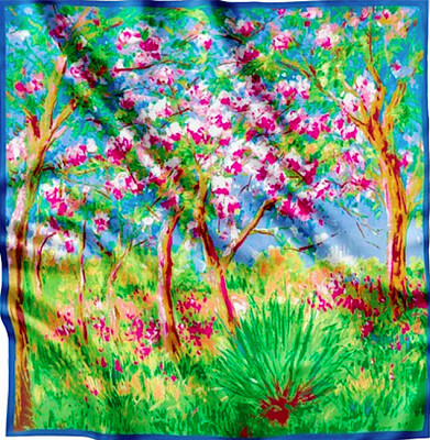 Monet fleurs de printemps