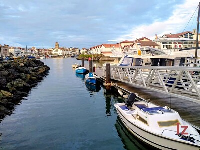 Saint Jean de luz vue de Ciboure