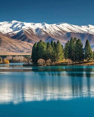 Lago Pukaki-Nueva Zelanda