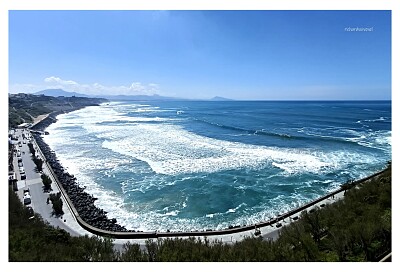 Biarritz la côte des Basques