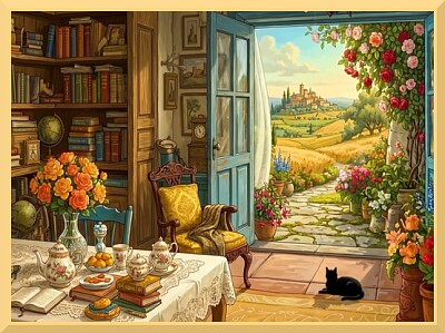 Matin de printemps paisible