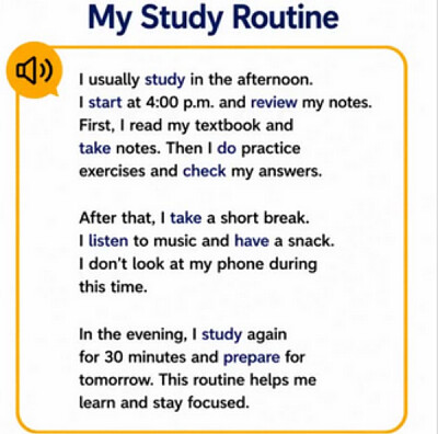 Study routine