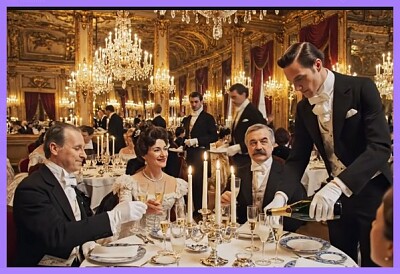 Un restaurant chic en 1880