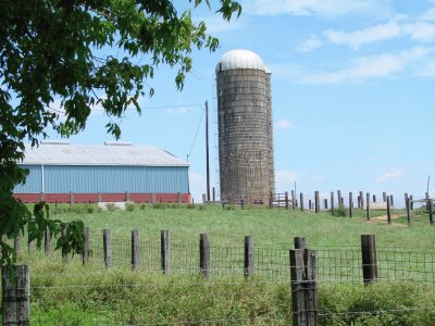 Tech Barn and Silo, Berry College jigsaw puzzle