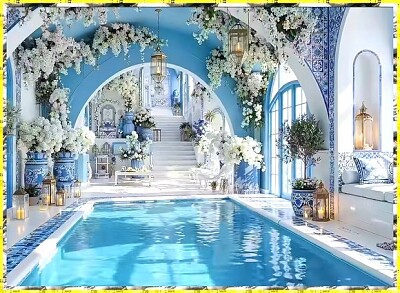 Piscine couverte privée