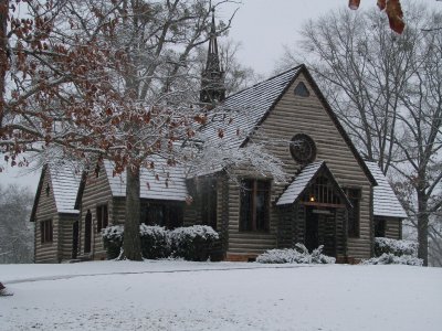 פאזל של Snowy Barnwell Chapel