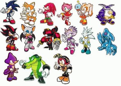 sonic charters jigsaw puzzle