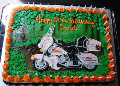 Harley Birthday Cake