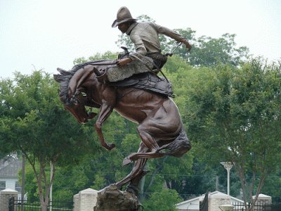 Statue in Georgia jigsaw puzzle