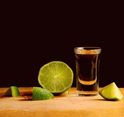 tequila con limon