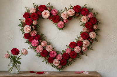 Rose Heart Wreath